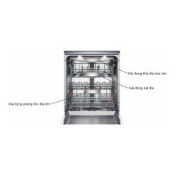 Bên trong máy rửa chén Bosch SMS46KI04E