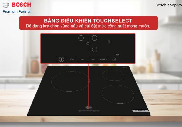 PUC611BB5E bảng điều khiển cảm ứng dễ sử dụng