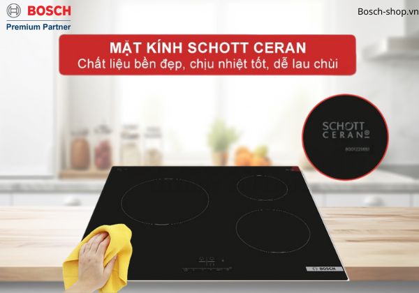 PUC611BB5E chất liệu kính cao cấp , chịu nhiệt tốt