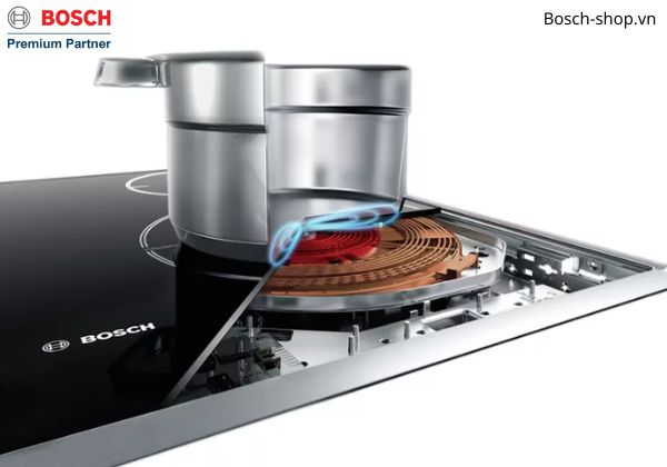 Bếp từ Bosch PMI8256EVN công nghệ cảm ứng từ