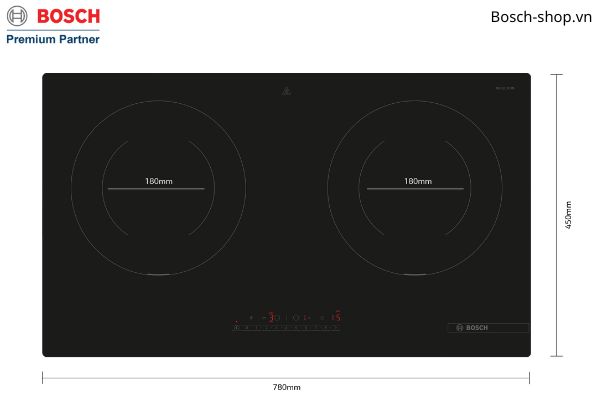 Bếp từ Bosch PMI8256EVN kích thước